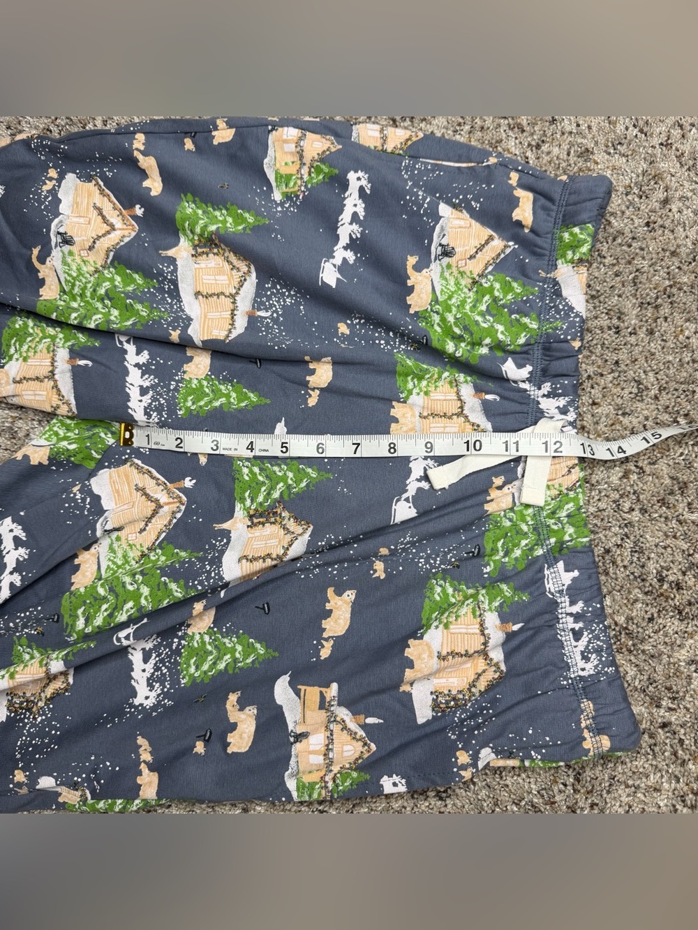Burt’s Bees Baby Home Sweet Home Pajama Set Extra Large XL NWT Prairie Blue - Picture 9 of 10
